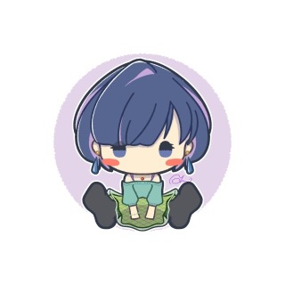 おすわりイラスト