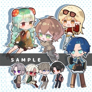 SD人物イラスト作例─sample
