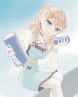 夏らしく爽やかに！(ファンアート)