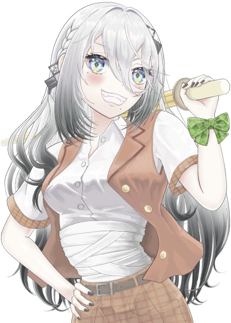 武器を持ったイラストも！(ファンアート)