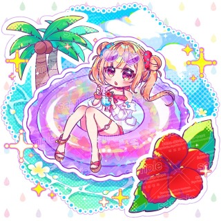 水着量産イラスト