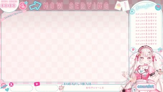 Vtuber様向け✦配信画面セット（待機画面・配信画面オーバーレイ・ED画面）