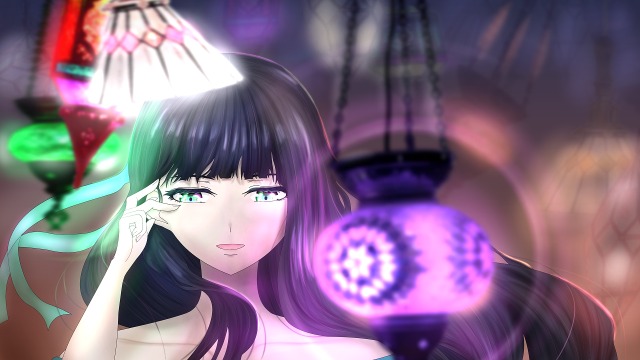 ランプと少女