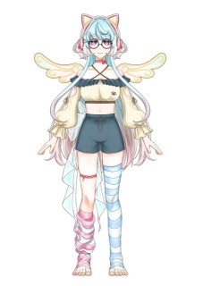 Vtuberのキャラデザと立ち絵