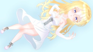 金髪の女の子【一枚絵】