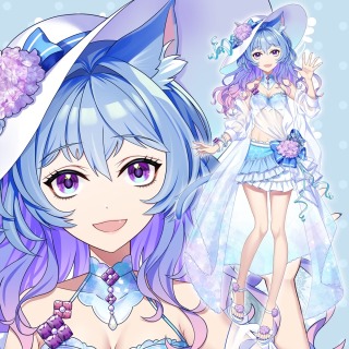 IRIAM向け立ち絵イラストです
