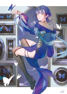 青の夜【一枚絵】