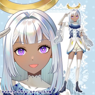 IRIAM向け立ち絵イラストを描かせていただきました