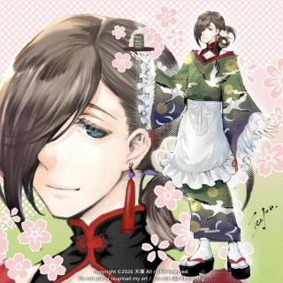 男性和服立ち絵