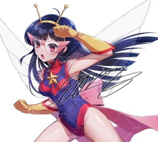 女子イラストサンプル