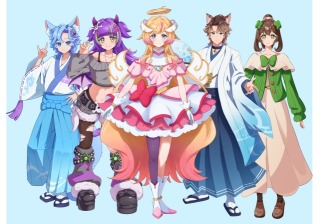 制作した立ち絵の例