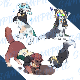 ご依頼_動物・ケモノ立ち絵