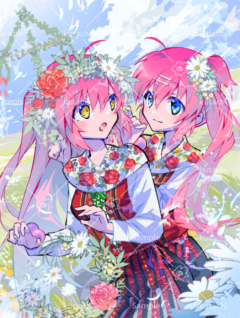 一枚絵サンプル（版権有）