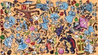 ミニキャラや小物のイラスト