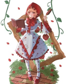 赤薔薇立ち絵