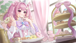 VTuberの動くエンディング画面用のパーツ分けイラスト制作を担当しました