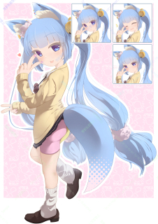 立ち絵用サンプルOC1