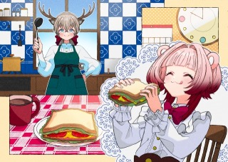 一枚絵サンプル（通常塗り）