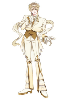 男性キャラクター全身立ち絵