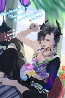 等身イラストの通常塗りサンプル