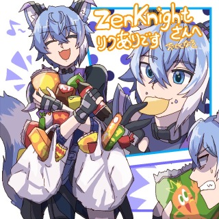 通常頭身イラスト作例