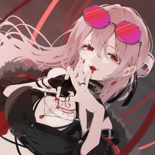 ダークな雰囲気のイラストサンプル