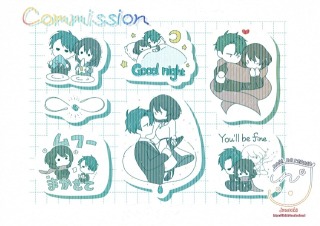 詰め込みデフォルメイラスト