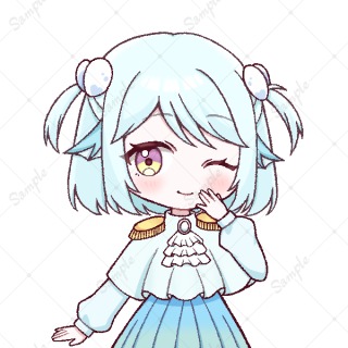 デフォルメイラスト(腰上)