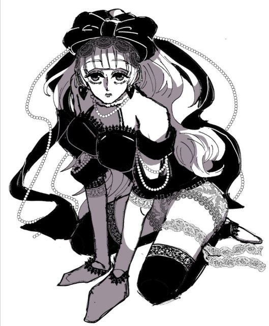 レース女子（ラフ）