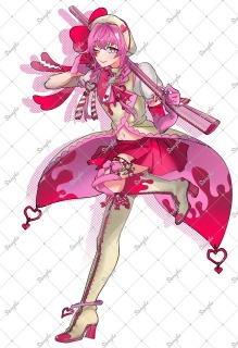 立ち絵　線画/カラー