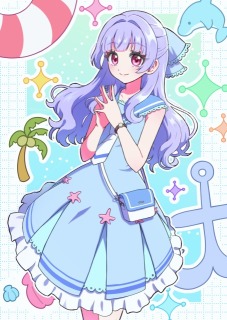 マリンルックの女の子