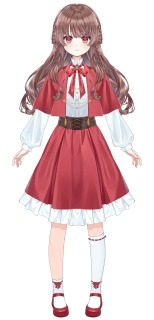 【Live2D用】パーツ分け立ち絵イラスト