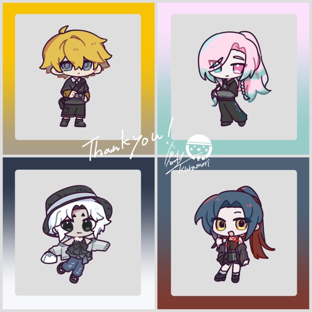 ミニキャラリクエスト（べた塗り）