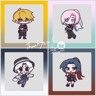 ミニキャラリクエスト（べた塗り）