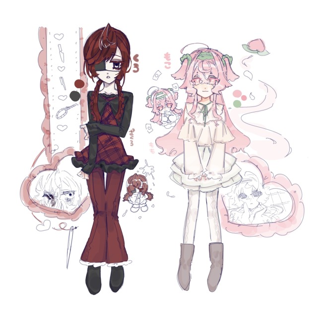 創作キャラ全身絵