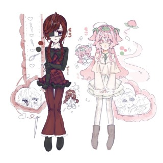 創作キャラ全身絵