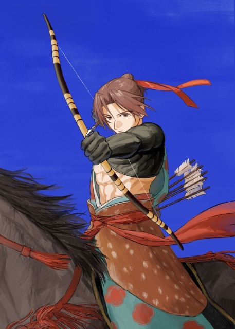 キャラクターイラスト・背景付き一枚絵