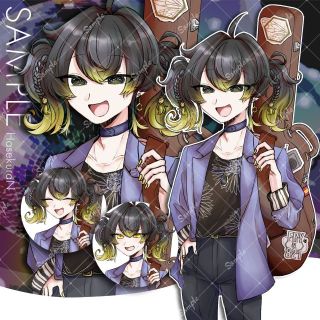 立ち絵サンプル（腰まで）