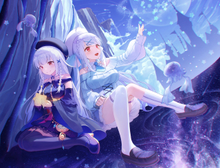 Vtuber様（卒業）周年記念イラスト