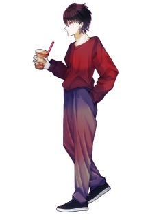 男性キャラクター立ち絵･表情差分