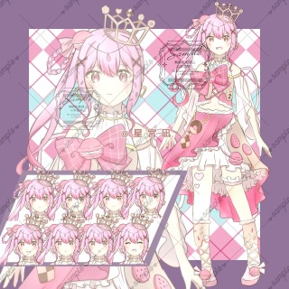 キャラクターデザイン　/ 立ち絵