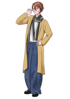 メガネ男子立ち絵