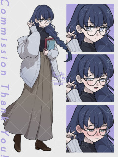 シンプル　立ち絵（ご依頼品）