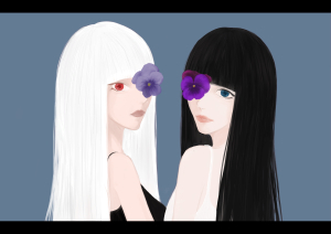 Violet&times;Pansies