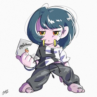 アイコン用オリジナルキャラクターイラスト・ハカリ動画編集所様からのご依頼