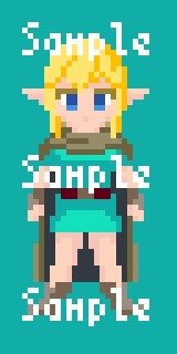 エルフの立ち絵