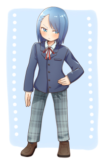 青
