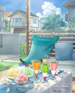 企業案件　グリーティングメール用イラスト