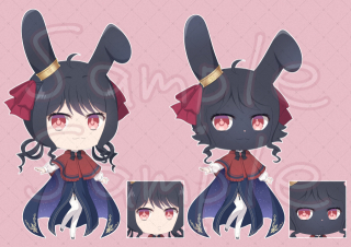 ＜ご依頼＞TRPG用ミニキャラ絵