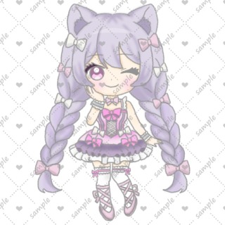 【サンプル】ゆるふわミニキャライラスト２